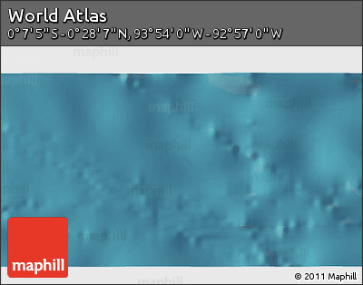 Satellite 3D Map of the Area around 0° 10' 31" N, 93° 25' 30" W