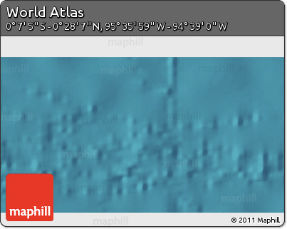 Satellite 3D Map of the Area around 0° 10' 31" N, 95° 7' 30" W