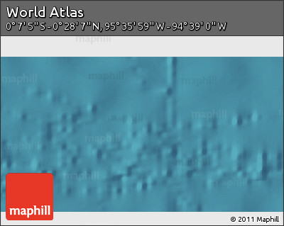 Satellite 3D Map of the Area around 0° 10' 31" N, 95° 7' 30" W