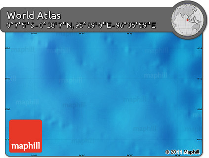 Physical Map of the Area around 0° 10' 31" N, 96° 7' 30" E