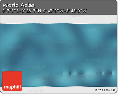 Satellite 3D Map of the Area around 0° 10' 31" N, 9° 16' 30" W