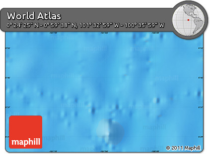Physical Map of the Area around 0°&nbsp;42'&nbsp;2"&nbsp;N,&nbsp;101°&nbsp;4'&nbsp;29"&nbsp;W