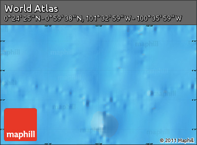 Physical Map of the Area around 0°&nbsp;42'&nbsp;2"&nbsp;N,&nbsp;101°&nbsp;4'&nbsp;29"&nbsp;W