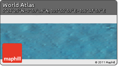 Satellite Panoramic Map of the Area around 0° 42' 2" N, 106° 19' 29" E