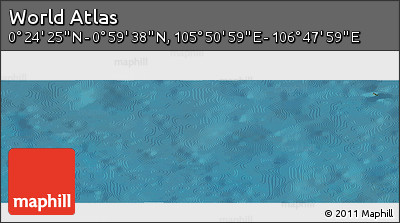 Satellite Panoramic Map of the Area around 0° 42' 2" N, 106° 19' 29" E