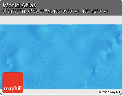 Political 3D Map of the Area around 0° 42' 2" N, 106° 10' 30" W
