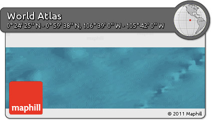 Satellite Panoramic Map of the Area around 0° 42' 2" N, 106° 10' 30" W