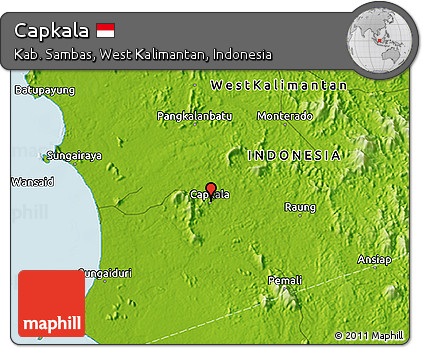 Physical 3D Map of Capkala