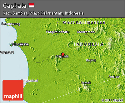 Physical 3D Map of Capkala