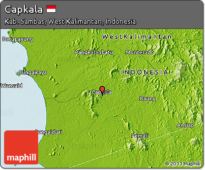 Physical 3D Map of Capkala