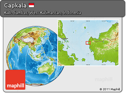 Physical Location Map of Capkala