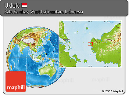 Physical Location Map of Uduk