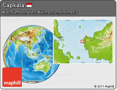 Physical Location Map of Capkala