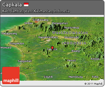 Satellite Panoramic Map of Capkala