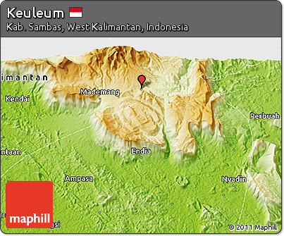 Physical 3D Map of Keuleum