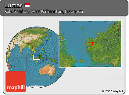 Satellite Location Map of Lumar