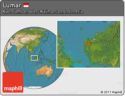 Satellite Location Map of Lumar