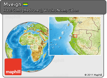 Physical Location Map of Mveign