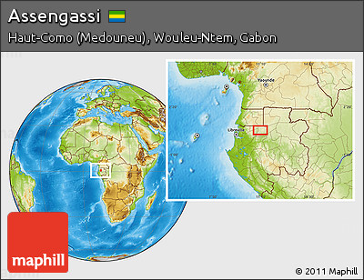 Physical Location Map of Assengassi