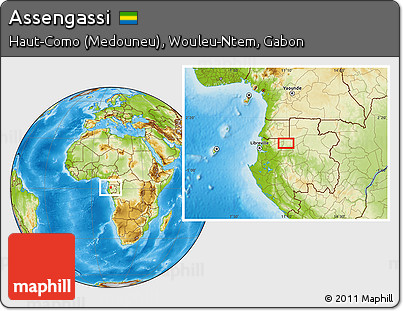 Physical Location Map of Assengassi