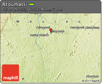 Physical Map of Atoumassi