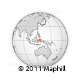 Outline Map of the Area around 0° 42' 2" N, 125° 52' 30" E, rectangular outline