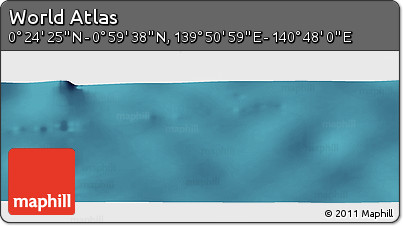 Satellite Panoramic Map of the Area around 0° 42' 2" N, 140° 19' 29" E