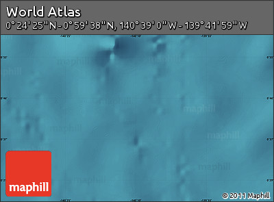Satellite Map of the Area around 0° 42' 2" N, 140° 10' 30" W