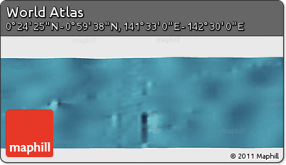 Satellite Panoramic Map of the Area around 0° 42' 2" N, 142° 1' 30" E