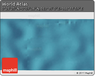 Satellite 3D Map of the Area around 0° 42' 2" N, 143° 43' 29" E