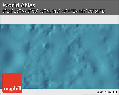 Satellite 3D Map of the Area around 0° 42' 2" N, 147° 7' 30" E