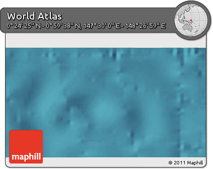 Satellite 3D Map of the Area around 0° 42' 2" N, 147° 58' 29" E