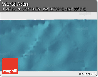 Satellite 3D Map of the Area around 0° 42' 2" N, 153° 4' 29" E