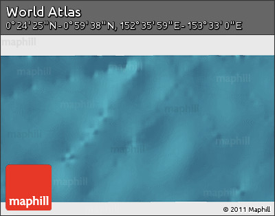 Satellite 3D Map of the Area around 0° 42' 2" N, 153° 4' 29" E