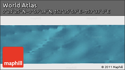 Satellite Panoramic Map of the Area around 0° 42' 2" N, 153° 4' 29" E
