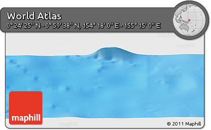 Physical Panoramic Map of the Area around 0° 42' 2" N, 154° 46' 30" E