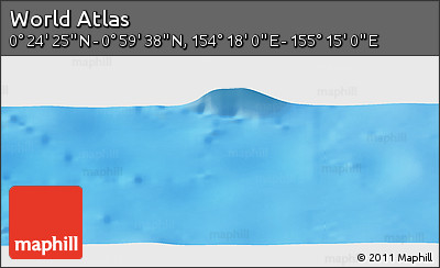 Physical Panoramic Map of the Area around 0° 42' 2" N, 154° 46' 30" E