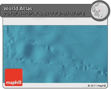 Satellite 3D Map of the Area around 0° 42' 2" N, 156° 28' 29" E