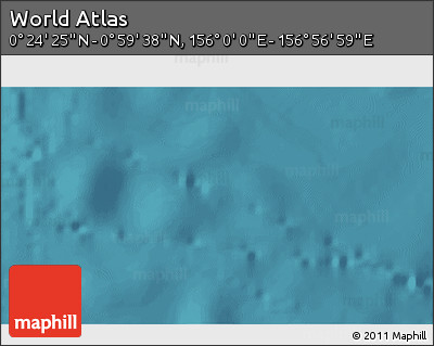 Satellite 3D Map of the Area around 0° 42' 2" N, 156° 28' 29" E