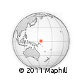 Outline Map of the Area around 0° 42' 2" N, 156° 28' 29" E, rectangular outline