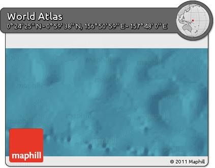 Satellite 3D Map of the Area around 0° 42' 2" N, 157° 19' 29" E