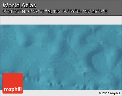 Satellite 3D Map of the Area around 0° 42' 2" N, 157° 19' 29" E