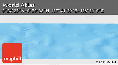 Physical Panoramic Map of the Area around 0° 42' 2" N, 158° 10' 30" E