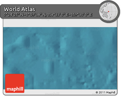 Satellite 3D Map of the Area around 0° 42' 2" N, 159° 1' 30" E