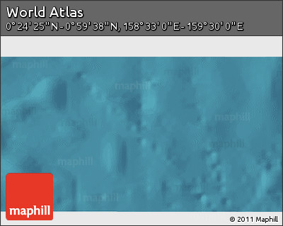 Satellite 3D Map of the Area around 0° 42' 2" N, 159° 1' 30" E