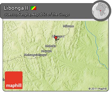 Physical 3D Map of Libonga II