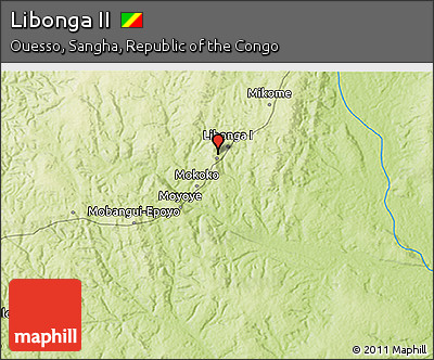 Physical 3D Map of Libonga II