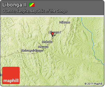 Physical 3D Map of Libonga II