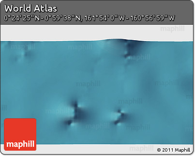 Satellite 3D Map of the Area around 0° 42' 2" N, 161° 25' 30" W
