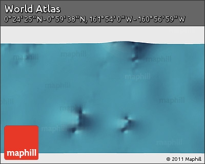 Satellite 3D Map of the Area around 0° 42' 2" N, 161° 25' 30" W